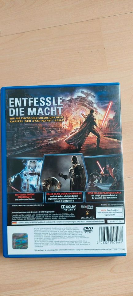 Star Wars: The Force Unleashed für Playstation 2 in Tharandt