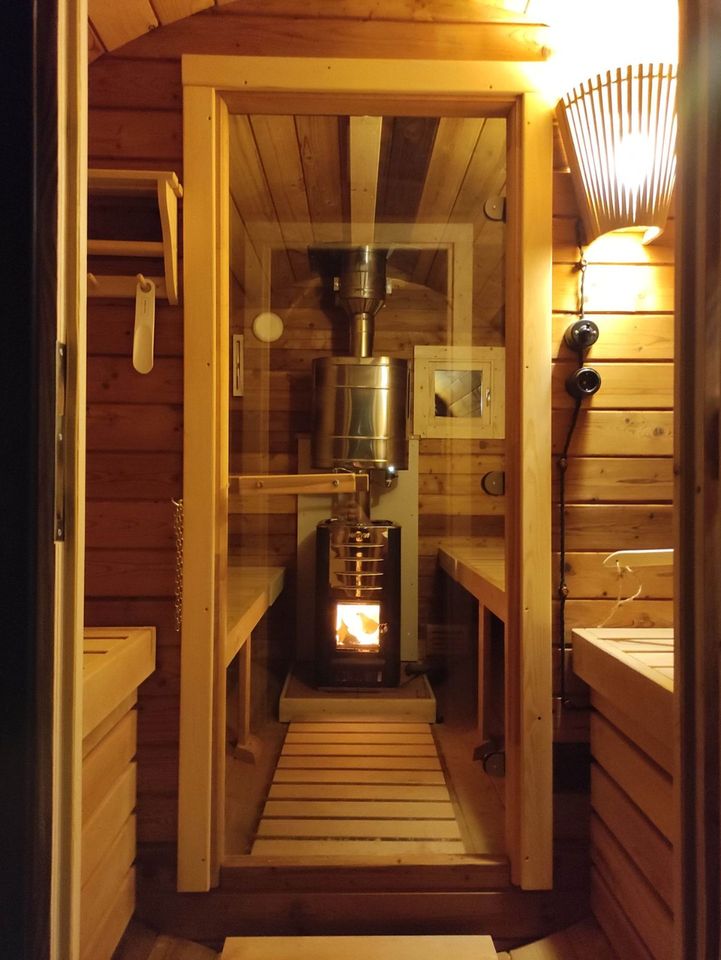 Gutschein für mobile Sauna Fasssauna Saunafass für Wellness & Spa in Heide