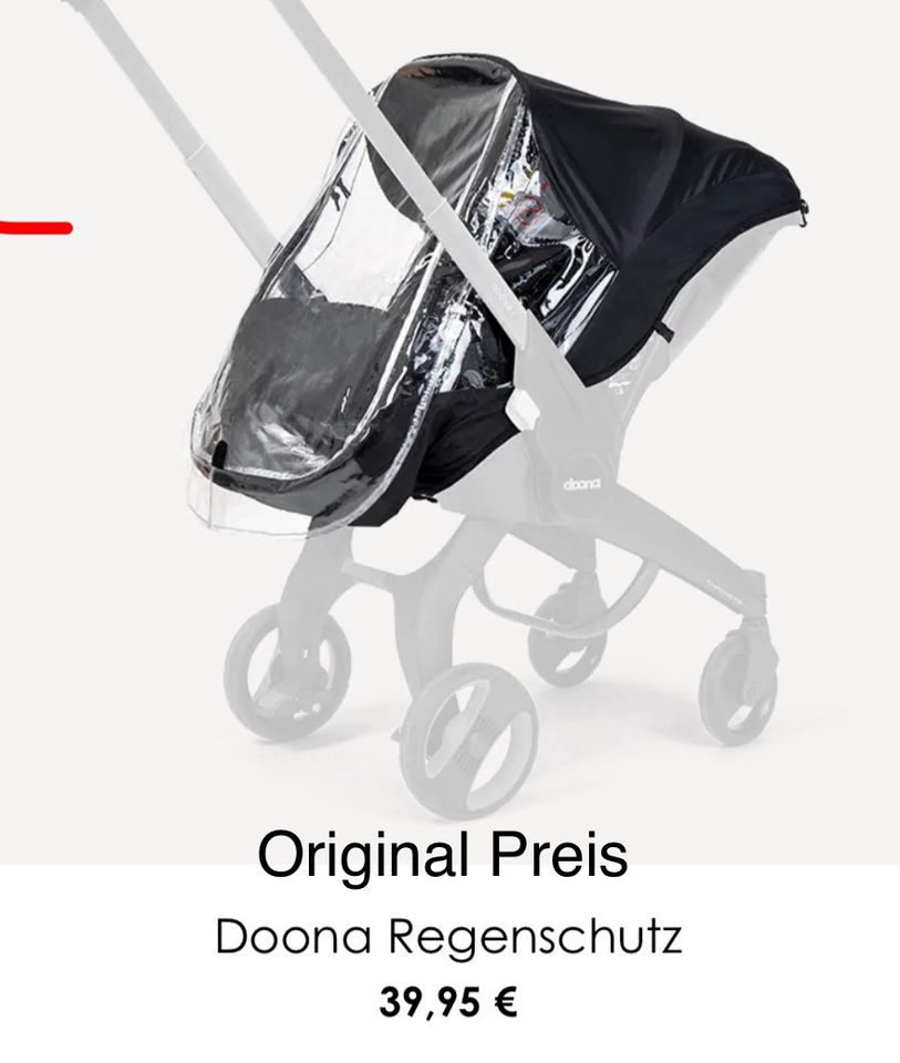 Doona + Babyschale/Kinderwagen in Schleiden