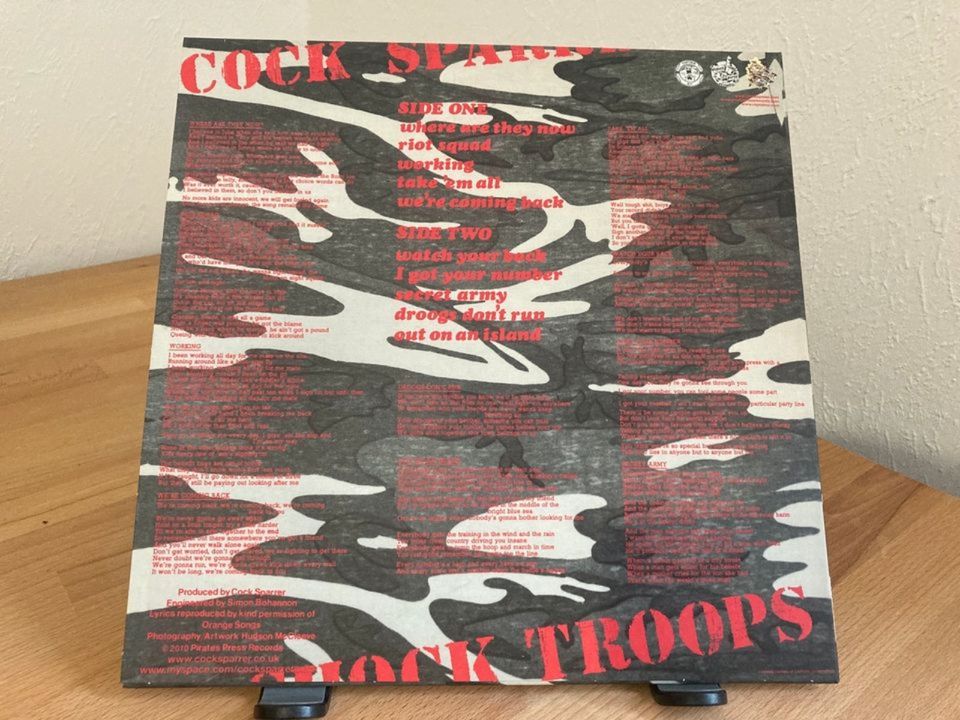 Cock Sparrer Shock Troops Vinyl Schalplatte Lp 180G Colored 2017 in Bonn