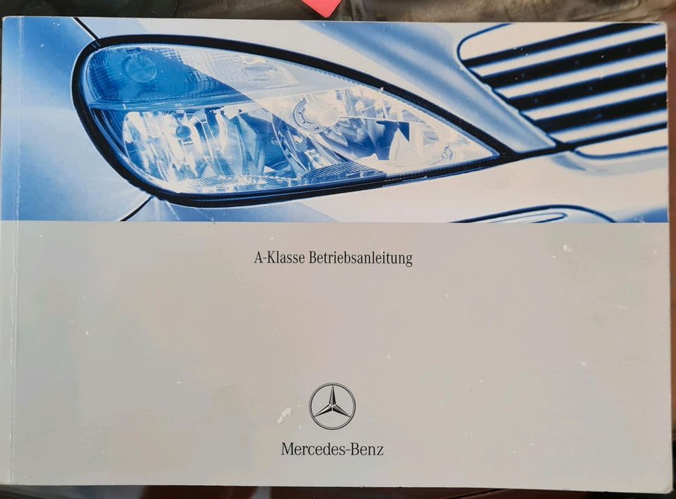 Bordmappe Mercedes A Klasse in Märkisch Luch