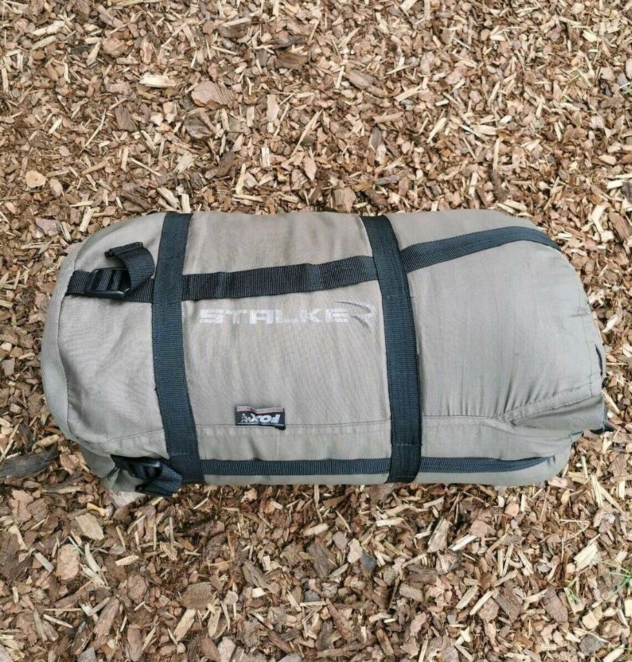 Fox Stalker Schlafsack Ventec Material mit Tasche Bag Angeln Carp in Bad Bentheim