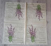 Servietten - Postkarte Blume - Shabby,Basteln Nordrhein-Westfalen - Bünde Vorschau