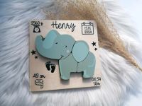 Geschenk Geburt Baby Personalisiert Puzzle Holz Name Lingen (Ems) - Holthausen Vorschau