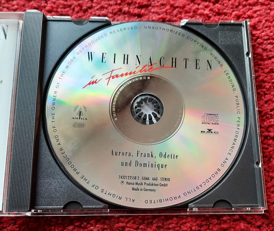 CD "Weihnachten in Familie" Frank Schöbel, DDR-AMIGA in Großenhain