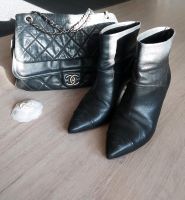 Original Chanel Stiefeletten Leder Ankle Boots schwarz 40 Pankow - Karow Vorschau