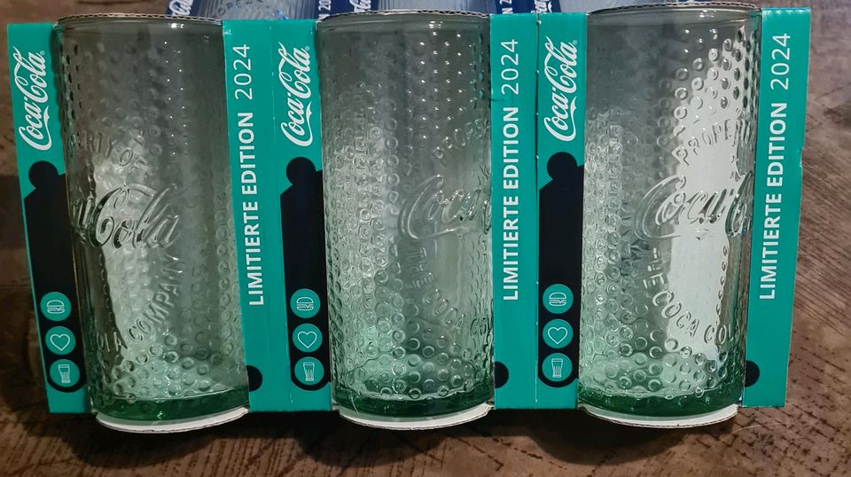 Coca-Cola Gläser Limitierte Edition 2024 in Rotenburg (Wümme)