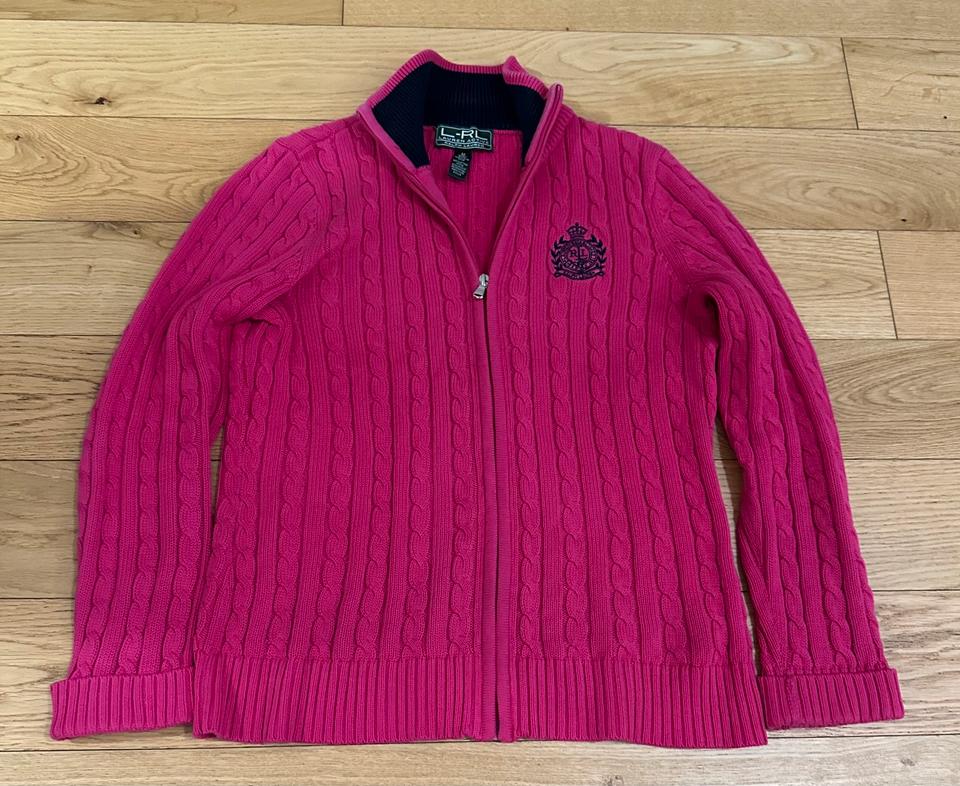 Polo Ralph Lauren Active Strickjacke Jacke Damen Gr: M Rosa in Berlin