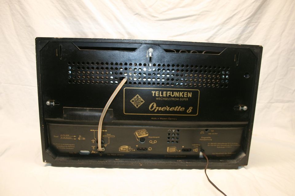 Vintage - Original Röhrenradio Telefunken Operette 8 von 1959 in Forstinning