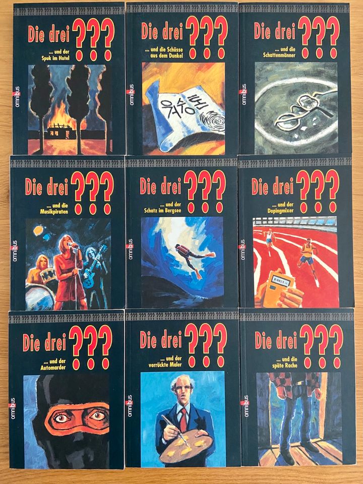 Taschenbücher "Die drei Fragezeichen" ??? Omnibus-Verlag in Löchgau
