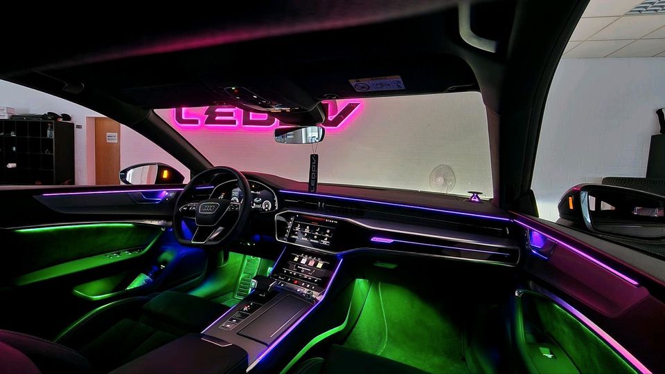 Audi A6 A7 c8 Ambientebeleuchtung Ambiente Licht Led Nachrüsten in  Nordrhein-Westfalen - Troisdorf, Tuning & Styling Anzeigen