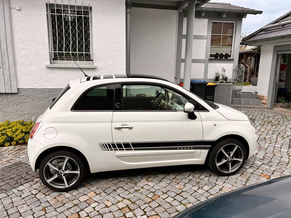Fiat 500 Panoramadach Klima ideal für Womo evtl Trailer in Heilbad Heiligenstadt