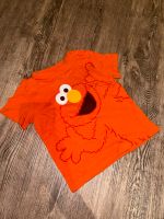 T-Shirt Elmo orange Sesamstrasse super Zustand Gr 80 Brandenburg - Zehdenick Vorschau