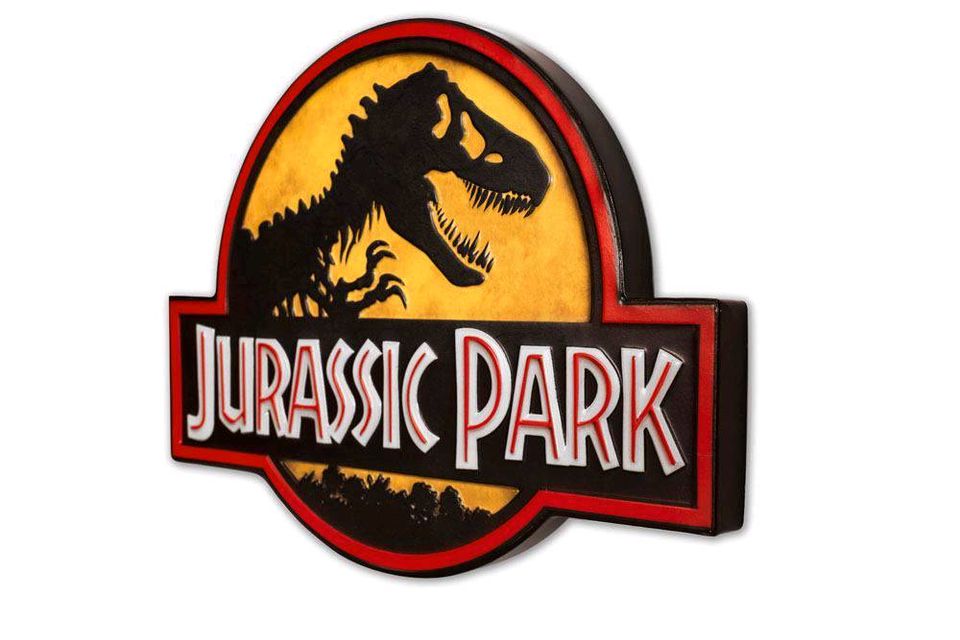 Jurassic Park Blech Schild Logo Dinosaurier T-Rex Geschenk Plate in Berlin