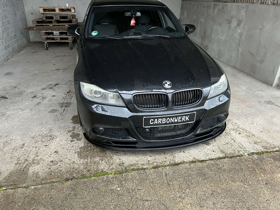 FMW Tuning & Autoteile - Getränkehalter vorne links schwarz mit Metal Knopf BMW  E90-E93