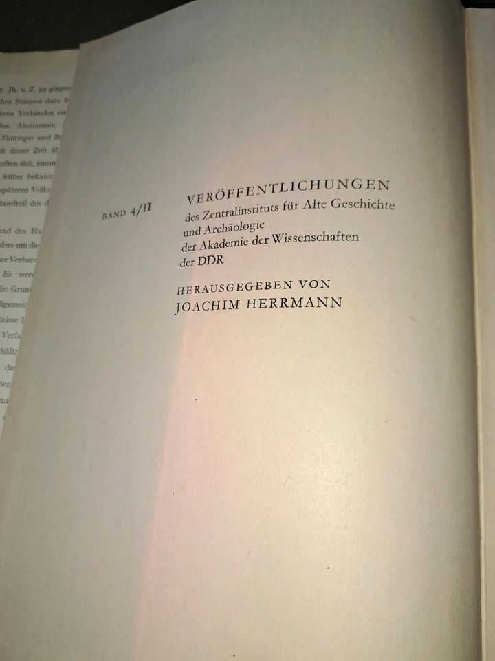 Die Germanen Handbuch Band 2 DDR Akademie Verlag Berlin in Berlin