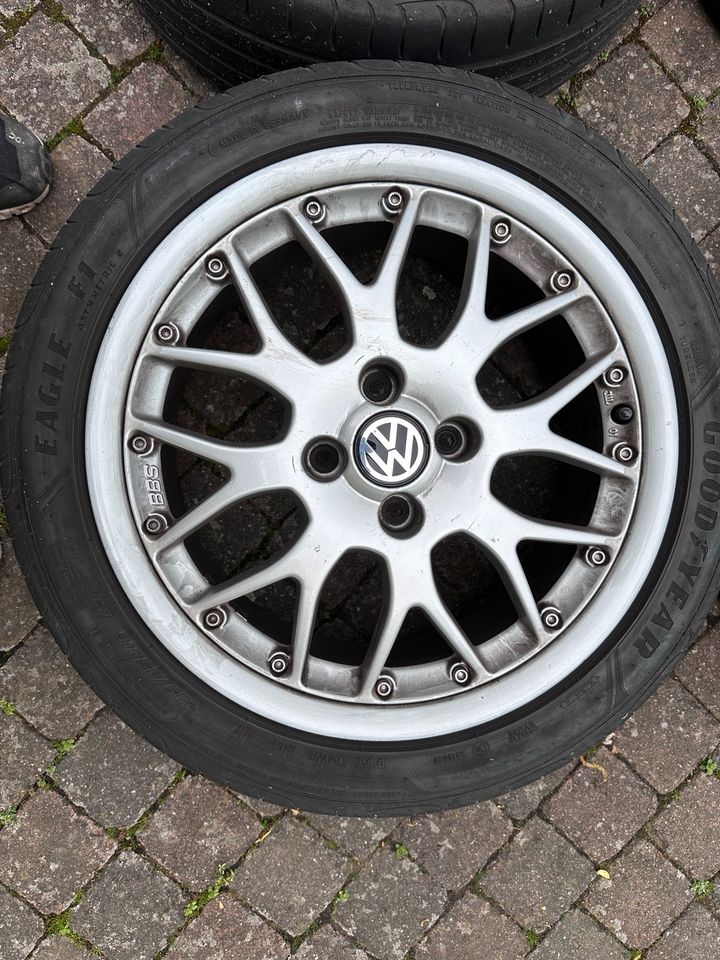 BBS Jubi 16 Zoll Felgen 4 x 100 mit 205er Sommerreifen ET 45 in Erftstadt