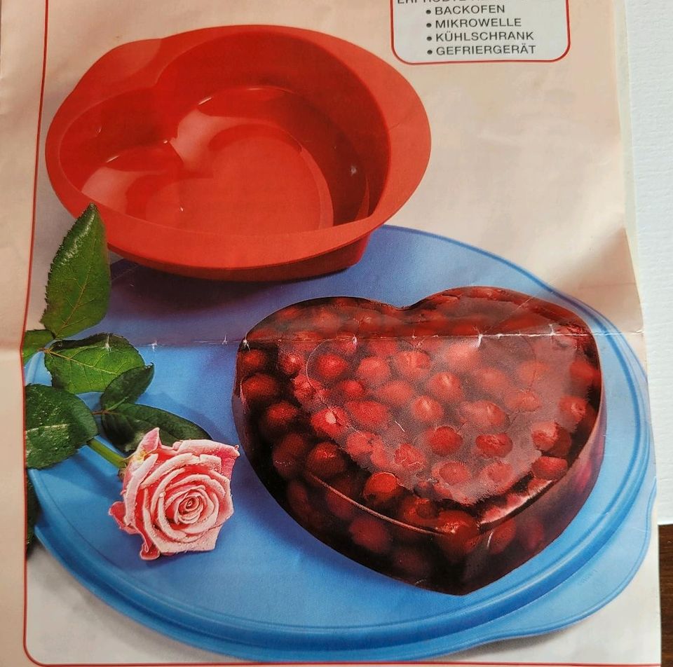 Tupperware Silikon Backform Herz Schneemann NEU Muttertag Kuchen in Emden