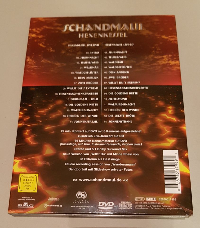 DVD / CD - Schandmaul - Hexenkessel in Dresden