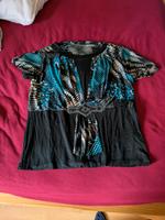 Bluse vintage blau schwarz gr. 40 Rheinland-Pfalz - Alzey Vorschau