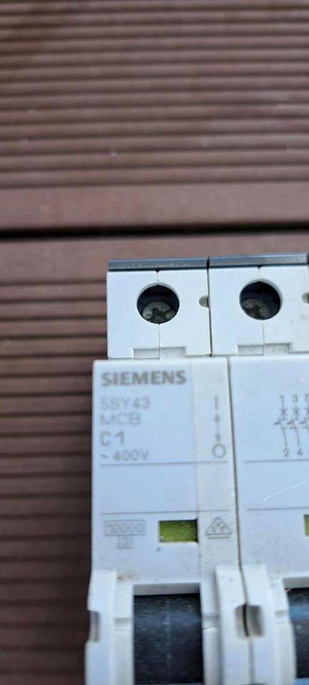 Siemens Leistungschutzschalter 5SY 43 MCB C1 in Naunhof