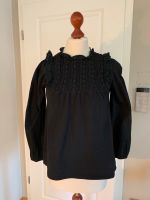 Mango Blusenshirt schwarz gesmokt - 164 Kr. München - Gräfelfing Vorschau