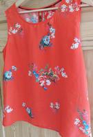 Street One Top Bluse rot bunt Blumen maritim ärmellos Gr. 40 Hessen - Schlitz Vorschau