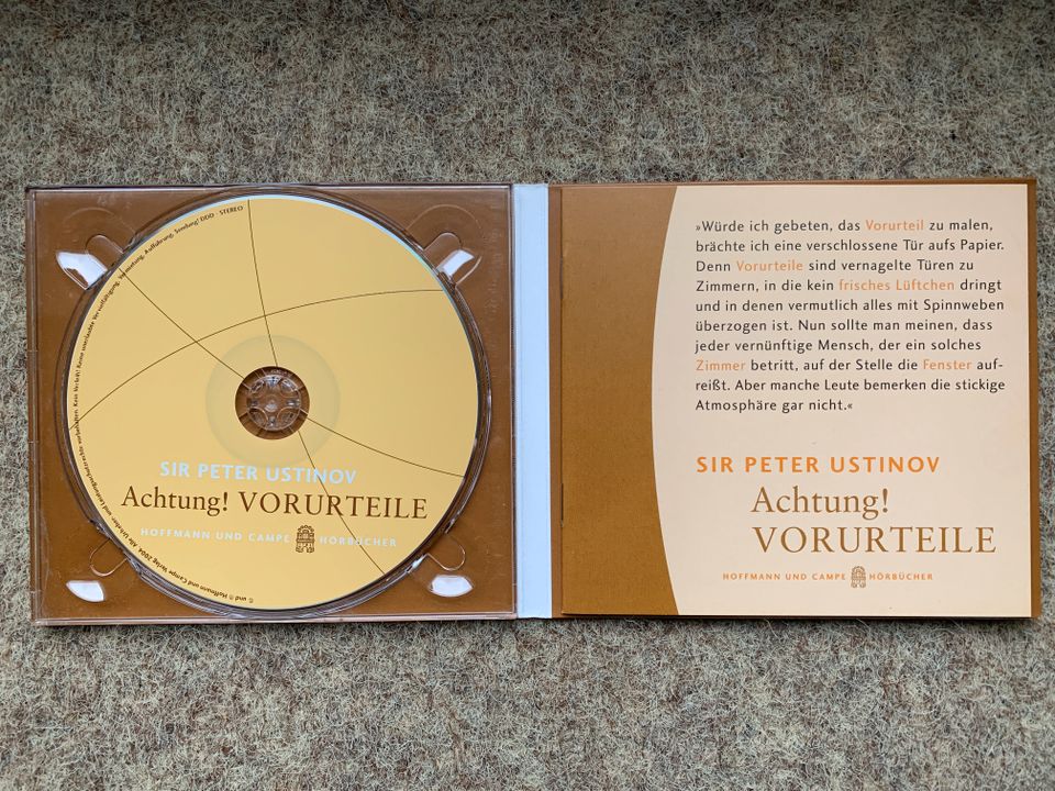 Peter Ustinov - Achtung Vorurteile! - CD  *TOP* in Berlin