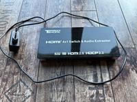 Tendak HDMI Switch 4x1 Audio Extractor Niedersachsen - Wittingen Vorschau