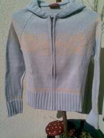 TAIFUN Strickjacke, Kapuzen Jacke, hellblau/ beige Thüringen - Gera Vorschau