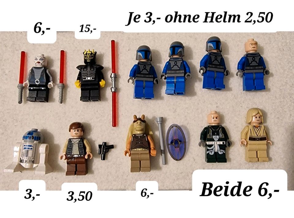 Lego Figuren Bausteine Zubehör Star Wars City Space in Germersheim