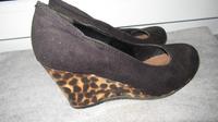 Graceland Keilabsatz Leo Leopard Pumps Gr. 38 getragen Büro Sachsen - Brandis Vorschau