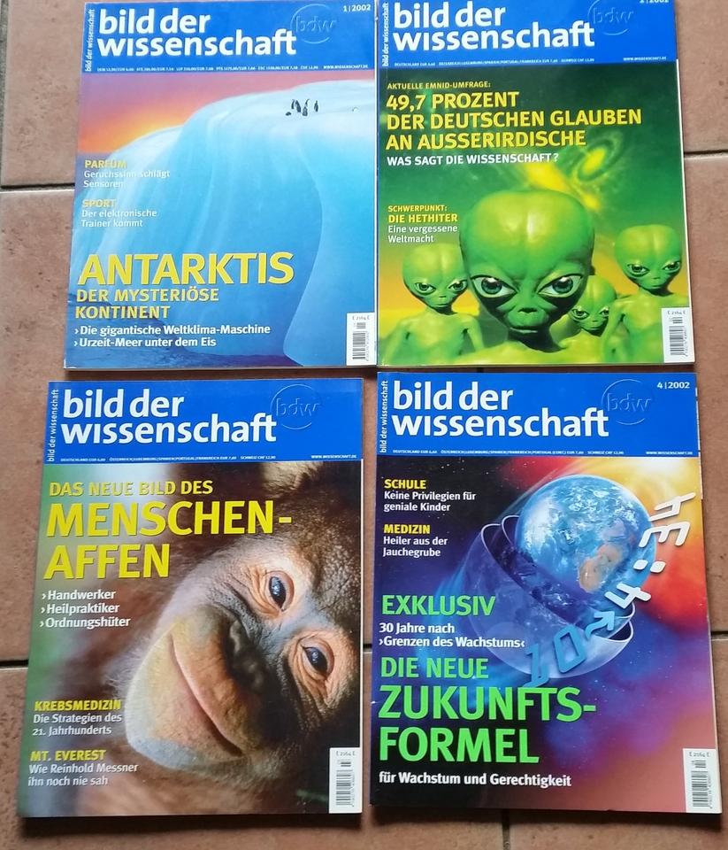 Zeitschriften Bild der Wissenschaft von 1993 - 2003 + 1x Special in Travenbrück