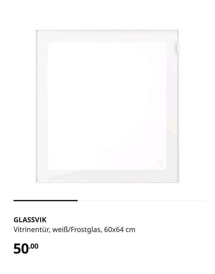 IKEA BESTA Sideboard Vitrine Schrank Hochglanz weiß Glasplatte in Bochum