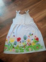 Sommer Kleid Gr. 110/ 116 gestreift mit Blumenwiese Thüringen - Greiz Vorschau