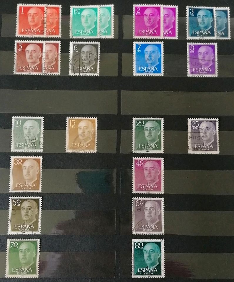 Briefmarken Spanien 23 Stück im Set in Waren (Müritz)