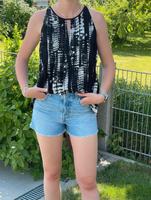 Schwarz/weiße Blusentop Calvin Klein Damen Bayern - Manching Vorschau