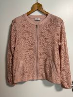 Rosa Reißverschluss Pullover/Jacke mit Spitze - Größe 40/42 Münster (Westfalen) - Gievenbeck Vorschau