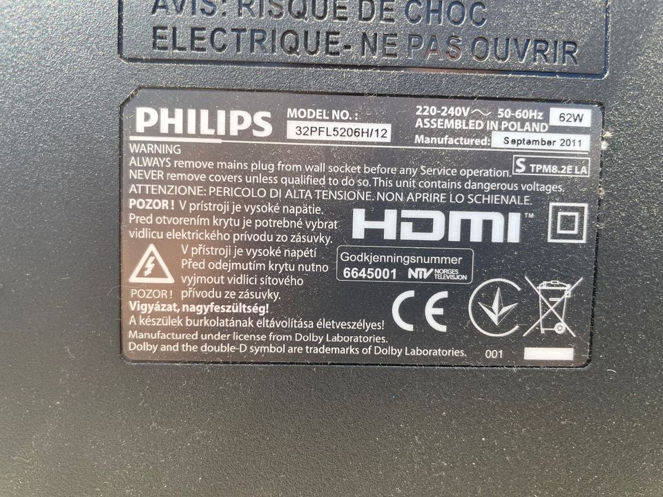 Philips TV 32PFL5206H/12 in Bonn