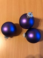 3 lila Christbaumkugeln, Weihnachten, Kugeln Niedersachsen - Bad Laer Vorschau