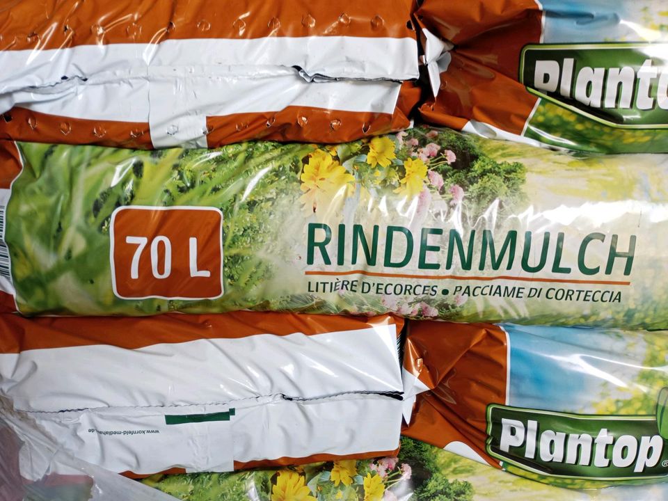 Plantop Rindenmulch 70 L Sack 10-40 mm Garten Mulch Deko 6,50 € in Dettelbach