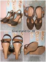Graceland Damen Sandaletten Keilsandaletten Gr. 38 Thüringen - Mühlhausen Vorschau