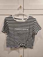 H&M Damen T-Shirt gestreift bauchfrei CropTop Größe M Nordrhein-Westfalen - Bestwig Vorschau