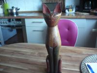 Katzenfigur Holz (nach Wachtmeister?), 35 cm, gut erhalten Berlin - Lichtenberg Vorschau