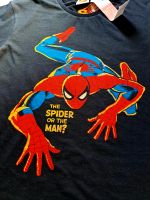 Marvel Spiderman Shirt. Größe L. Mit Top Aufdruck. Glitzer Gold. Baden-Württemberg - Korb Vorschau