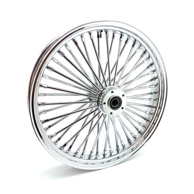 TÜV Big Spoke Rad in Chrom 21"x3,5" f. Harley Einscheibenbremse in Höheinöd