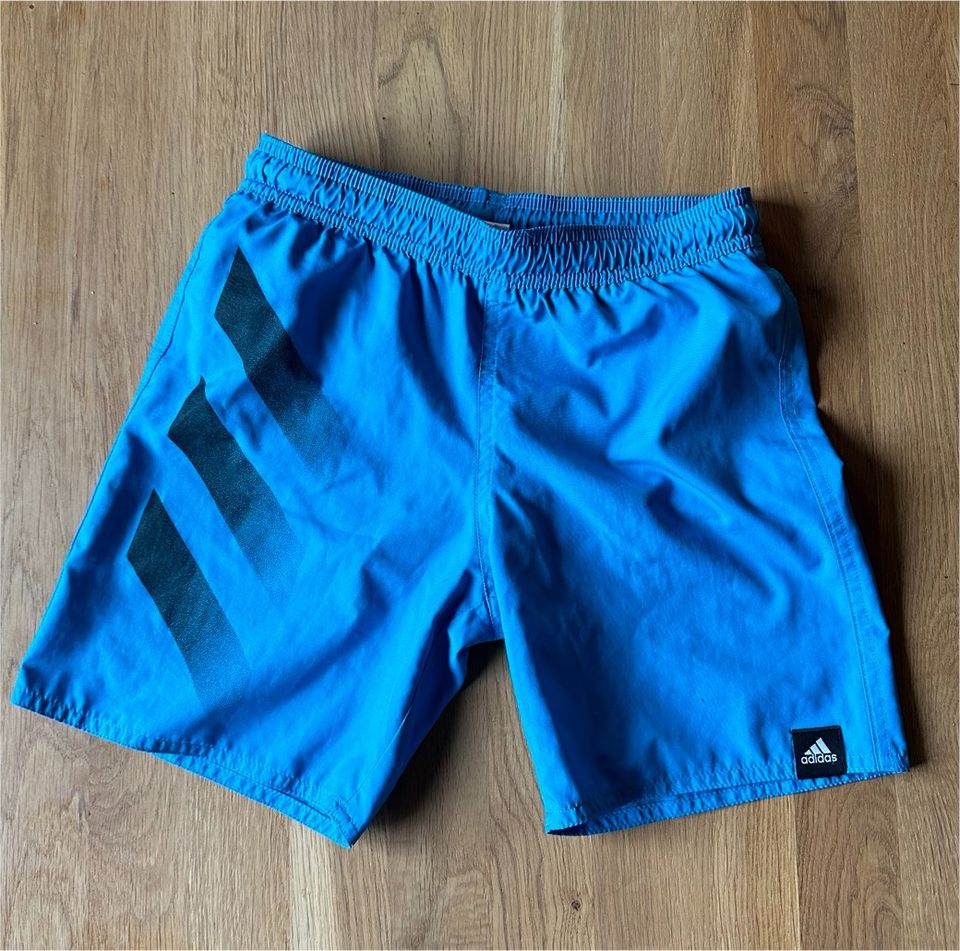 Badeshorts Adidas blau/türkis in Wertheim