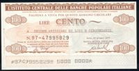 Notgeld Italien Miniassegni 100 Lire Banca Populari Italiane Bayern - Kronach Vorschau