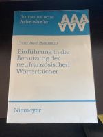 Einführung in die Benutzung der neufranzösischen Wörterbücher Nordrhein-Westfalen - Lünen Vorschau