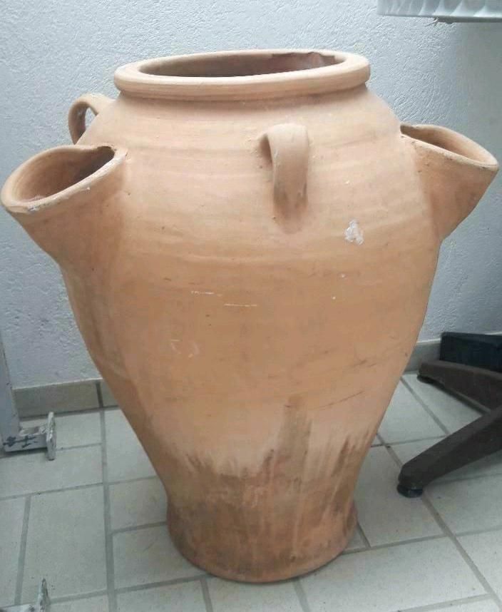 Ton Vase Terracotta Pflanz Gefäß Trog Kübel Amphore 50x70 Spanien in Reutlingen